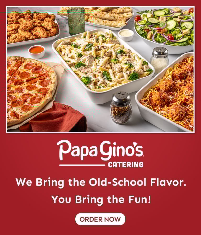 papa gino's catering